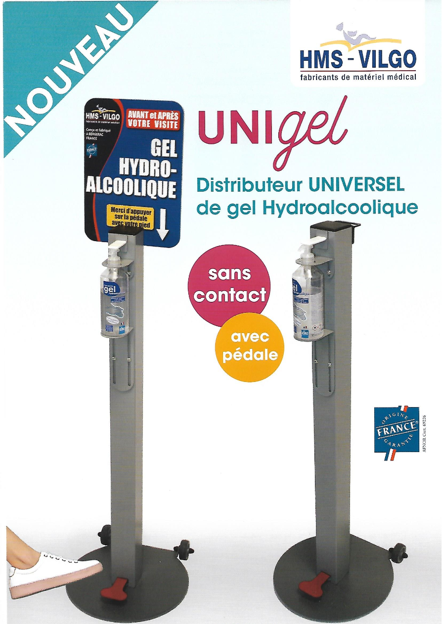 distributeur de gel hydroalcooloque